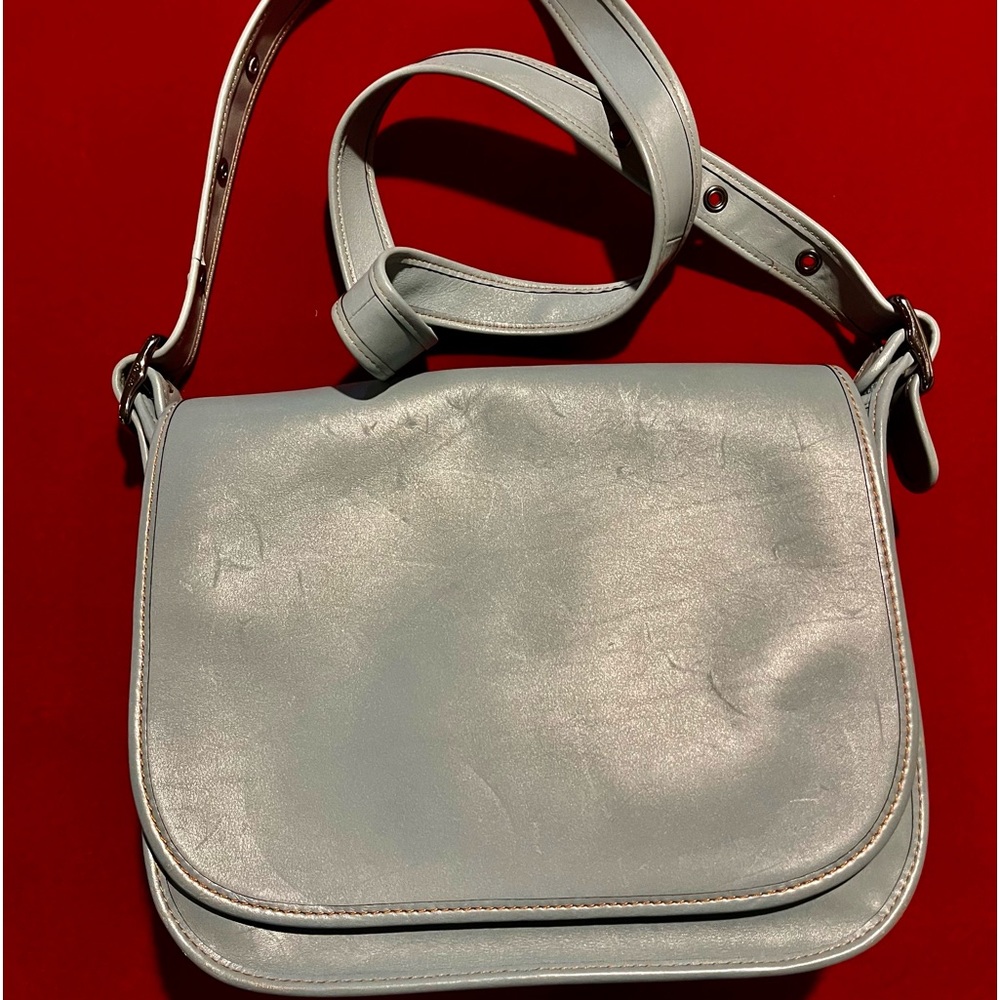 Coach Women's Glovetanned Saddle Bag Cloud in mint green